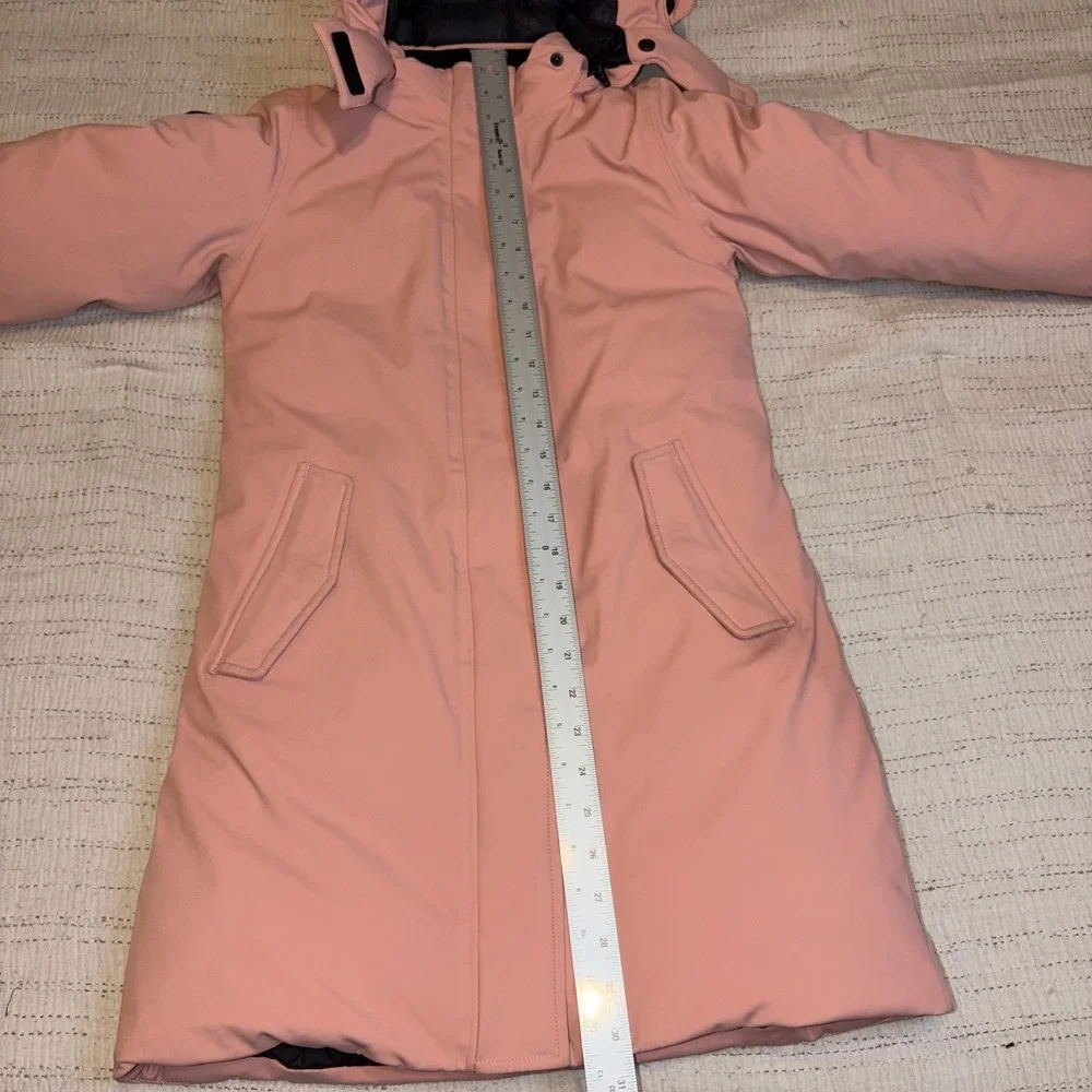 Triple FAT Goose Womens Pink Down Parka Arctic Temperature Coat TDW9234G Size 10